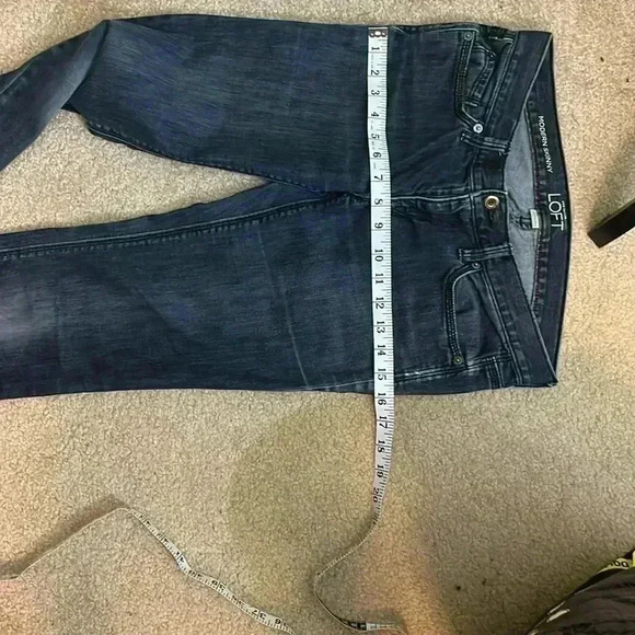 Ann Taylor LOFT Modern Skinny Jeans Size 4 - Picture 7 of 8